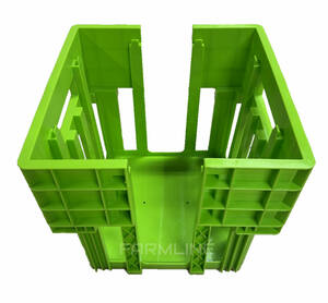 Caisse plastique 180 oeufs (6 alvéoles)

Pratique, une encoche de chaque côté pour le passage des mains afin de déposer et enlever les alvéoles plus facilement
Les caisses sont empilables et emboitables. 

Livrée sans alvéoles
Dimensions : 38 x 38 cm - Hauteur :  37 cm

Couleur : verte pomme 