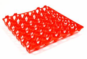 Alvéole plastique pour 30 oeufs

Convient pour des oeufs jusqu'à 64 grammes
Dimensions : 300 x 300 x 50 mm
Poids de l'avéole : 145 grammes

Alvéole plastique empilable et gerbable

Couleur : Rouge
Fabriquée en plastique contact alimentaire