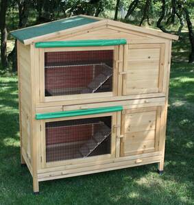 POULAILLER ET CLAPIER LAPINS - enclos extérieur pour clapier twin bunny